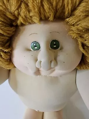 1980 Cabbage Patch Kids Soft Sculpture Lt Red Hair Green Eyes Doll -HAND SIGNED  • $400