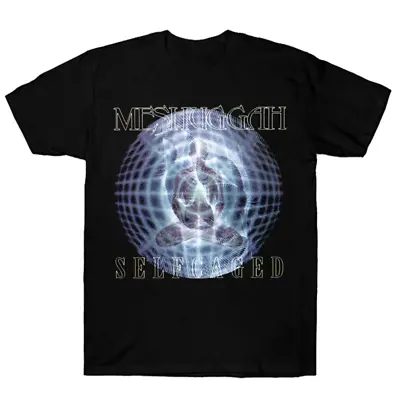 Meshuggah Selfcaged T-Shirt Short Sleeve Cotton Black Men Size S To 5XL BE1570 • $20.89