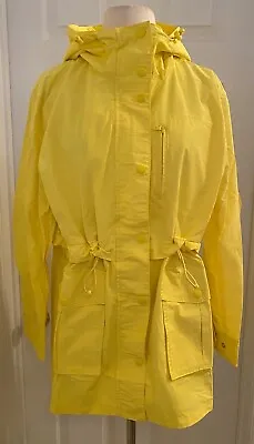 J.crew Petite Perfect Rain Jacket Size Pl Duzzling Sun H8692 Sold Out Color • $104.99