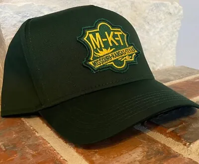 Cap / Hat - Missouri Kansas Texas Railroad (MKT) Green Logo #22230  - NEW • $14.99