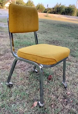 Royal Seating Vtg Industrial Office Desk Tanker Chair  Metal Mid Century Modern • $199.99