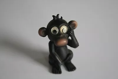 Cheeky Monkey Googly Eyes Resin Figurine 5.5cm Tall Great Condition • £5