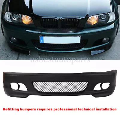 M-Tech II Style Front Bumper  Fit For 2000-2006 BMW E46 3-Series 2dr Coupe • $232.60