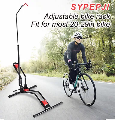 Upright Bike Stand - Vertical & Horizontal Bicycle Floor Parking Rack • £28.49