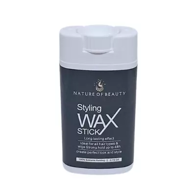 Nature Of Beauty Styling Wax Stick 0.75 OZ Perfect For All Hair Types • £3.95