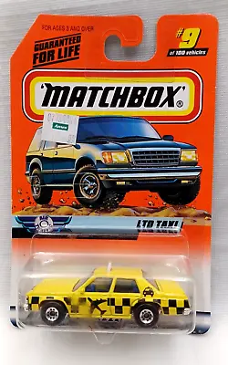 Matchbox 1999 Ford LTD Taxi Cab Yellow Die Cast • $9.99