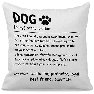 Dog Pillow Covers 18x18 Dog Throw Pillow Gifts For Dog Lovers Dog Mom Gifts D... • $14.45