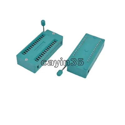 ZIF 28-pin 28 Pins Test DIL IC Universal IC Socket Insertion Wide Body Socket • £1.56