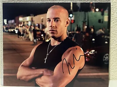 Vin Diesel The Fast And The Furious Signed 8x10 ASA • $150