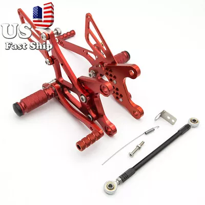 USA For KAWASAKI Ninja ZX6R ZX636 2005 2006 2007 2008 Rearsets Footpegs Mount • $109.78