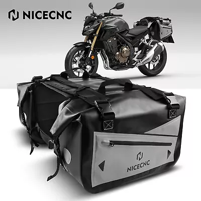 2PCS Motorcycle Side Saddle Bags Waterproof For Harley Yamaha Kawasaki Suzuki • $125.99