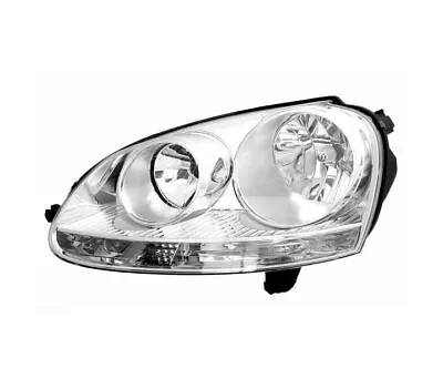 Vw Golf 5 2003-2009 Chrome Vp696l Left Headlight Rht  • $141.36