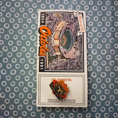 Baltimore Orioles Memorial Stadium Pin Season To Remember 1954-1991!  Last Year! • $4.99
