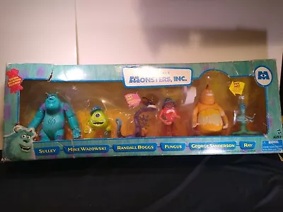 RARE 2001 Disney Pixar Monsters INC. Sound N Action Figures 6 Pack • $89.99