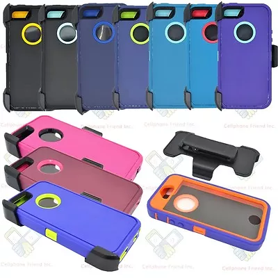 For IPhone 5/5s/SE 1st Heavy Duty Hybrid Defender Case W/Belt Clip&Screen  • $9.99