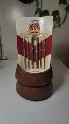 $22.99 • Buy QUACKENBUSH NUT CRACKER SET (NOS) WITH 1 Teak Bowl