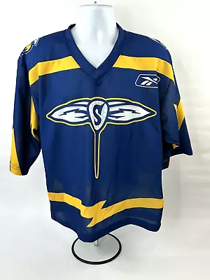 Lacrosse Minnesota Swarm Jersey Reebok CCM NLL Jersey Adult Small Blue • $54.88