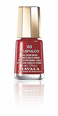 Mavala Free-of-12 Harmful Ingred Mini Nail Polish Acapulco Berry Wine Prune  • $8