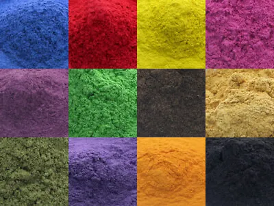 Mica Powder Colours Natural Pigment Dye - Set Of 12 For Soap/candle/cosmetics... • £4.79