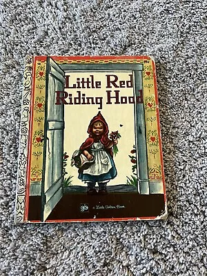 Vintage The Golden Book Little Red Riding Hood 1948 • $6