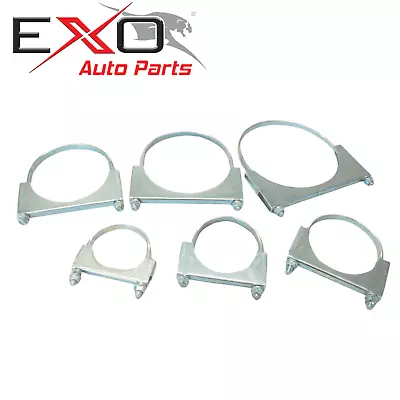 $49.99 • Buy 3  3.5  4  4.5  5  6  7  Inch U Bolt Ubolt Clamp Exhaust Muffler Pipe Tube