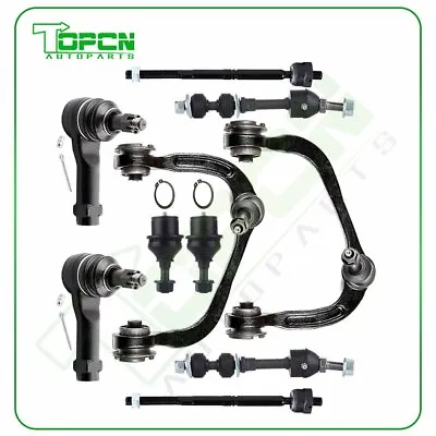 10pcs Front Upper Control Arms Ball Joints Sway Bars Tie Rods Kit For Ford F-150 • $94.61