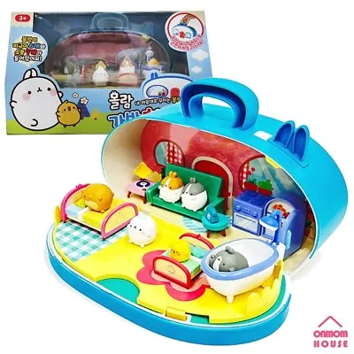 Molang Figure Bag House Korean Role Play Toy • $111.80
