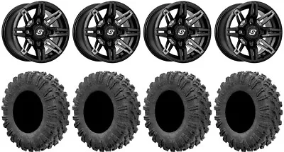 Sedona Rukus 14  Black Wheels 32  MotoRavage Tires Kawasaki Mule Pro FXT • $1566.84