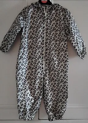 £20 • Buy Animal Print Kids Splash Suit Puddle Suit Hooded All In One TU Age 1-1.5 80-86cm