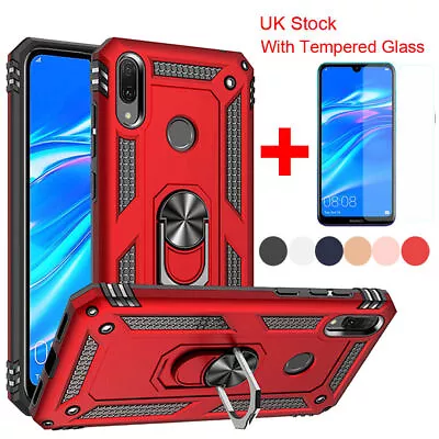 Hybrid Shockproof Armor Cover Case For Huawei Y5 Y6s Y7 2019 P Smart Z 2020 2021 • £5.98