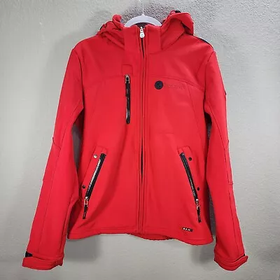 GAASTRA G3-M Women's Soft Shell Windbreaker  Waterproof Red Jacket Sz L • $17.19