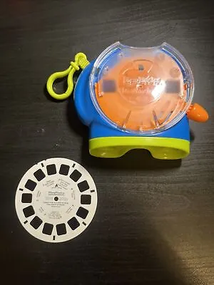 View-Master Clip On BLUE ORANGE GREEN FISHER PRICE REEL Viewer TESTED WORKS 2002 • $19.99