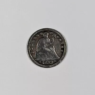 1853 Seated Liberty Silver Half Dime • $4.25