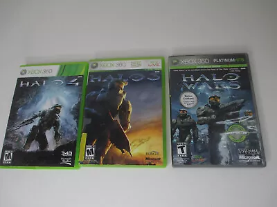 XBOX 360 Halo 4 Halo 3 Halo Wars TESTED Good Condition • $5.99