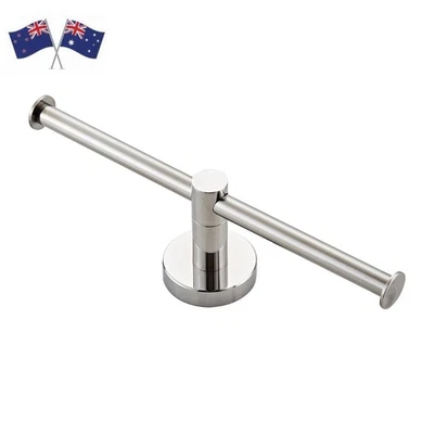 $22.26 • Buy Brushed Nickel Double Toilet Paper Holder Paper Roll Holder  Bathroom