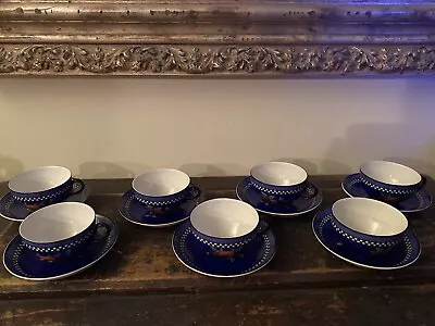 7 H&K Tunstall England Cups & Saucers • $35