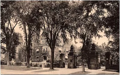 Mary Lyon Hall & Gate Mount Holyoke College South Hadley Massachusetts Postcard • $6.74