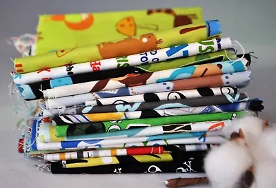 I Spy Novelty Boy Fabric Scraps Over 2 Yards By Weight 100% Cotton • $20