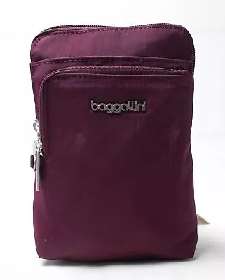 Baggallini Unisex Adult Anti-Theft Activity Crossbody Bag CG2 Mulberry One Size • $29.99