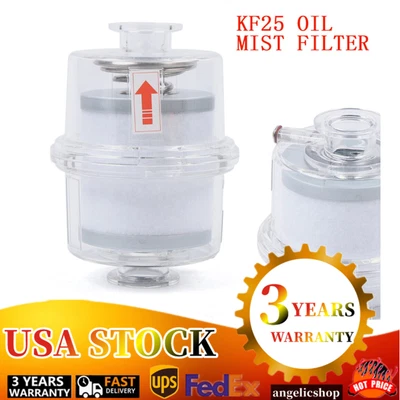 $50.03 • Buy Oil Mist Filter Vacuum Pump Fume Separator Exhaust Transparent KF25 Interface!
