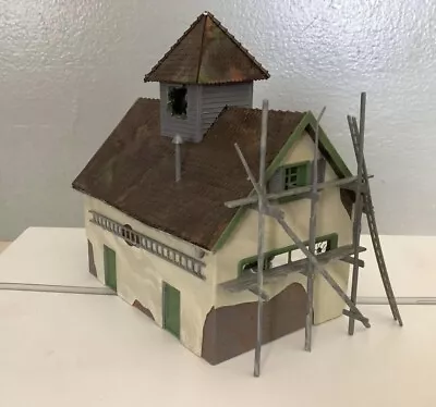 HO SCALE Fire Station Built And Ready Model! • $30