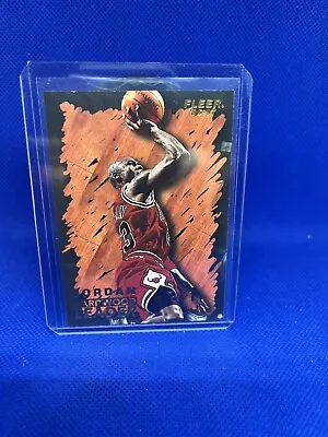 Michael Jordan 1996/97 Fleer Basketball Hardwood Leader  #123 NrMt • $2.93