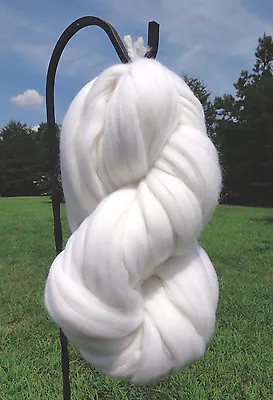 White Wool Roving Rove Wool Rove Spinning Wool Felting Wool Wool Fiber • $9.34