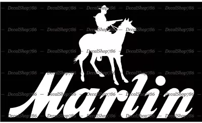 Marlin Firearms II - Outdoor/Hunting Sports - Vinyl Die-Cut Peel N' Stick Decals • $6.50