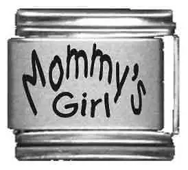Clearly Charming Mommy's Girl Laser Italian Charm • $3.49