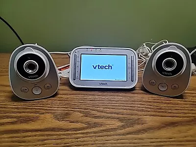 VTech VM342-2 Video Baby Monitor (4.3 ) With 2 Camera Tested Working  • $24.99