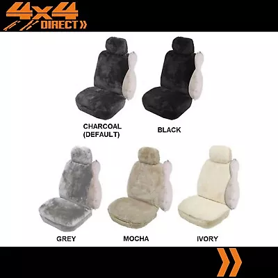 SINGLE 16mm SHEEPSKIN WOOL FLEECE CAR SEAT COVER FOR MG MGB • $102.98