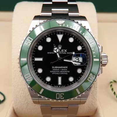 Rolex Submariner Date 126610LV Green Kermit NEW 2024 Starbucks 41 Mm - 5 Yrs WTY • $15993.51