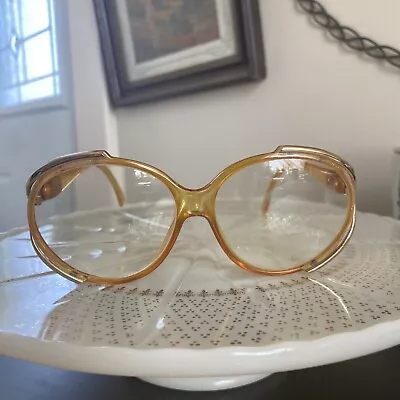 $25 • Buy Vintage Christian Dior Eyeglasses Frames Oversized 2189 Austria 55/13 Optyl