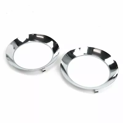 Chrome Trim Rings For Frenched Headlight Kit G Force 671 Hotrod Ratrod Hot Rod  • $69.95